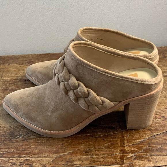 Dolce Vita SERLA Womens Suede Pointed Toe‎ Mules size 8.5 - Picture 3 of 7